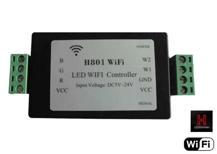 H 801WiFi RGB +WW+CW valdiklis