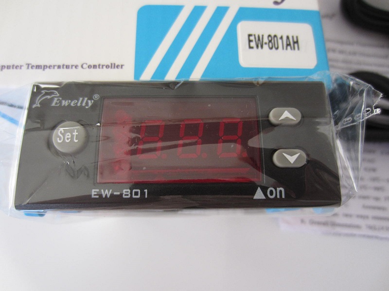 Saulės kolektorio temperatūros diferencinis termostatas EW-801AH 220V