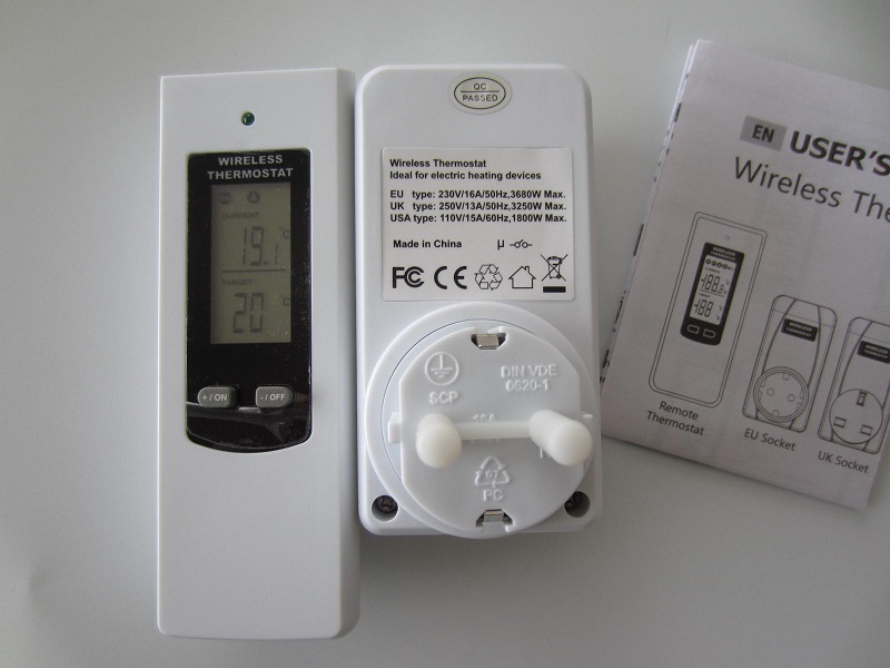 RF termoreguliatorius -termostatas 220v 3600W